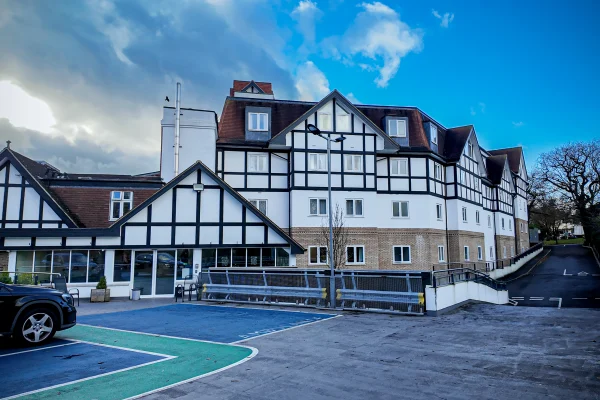 Modern and comfortable care home exterior