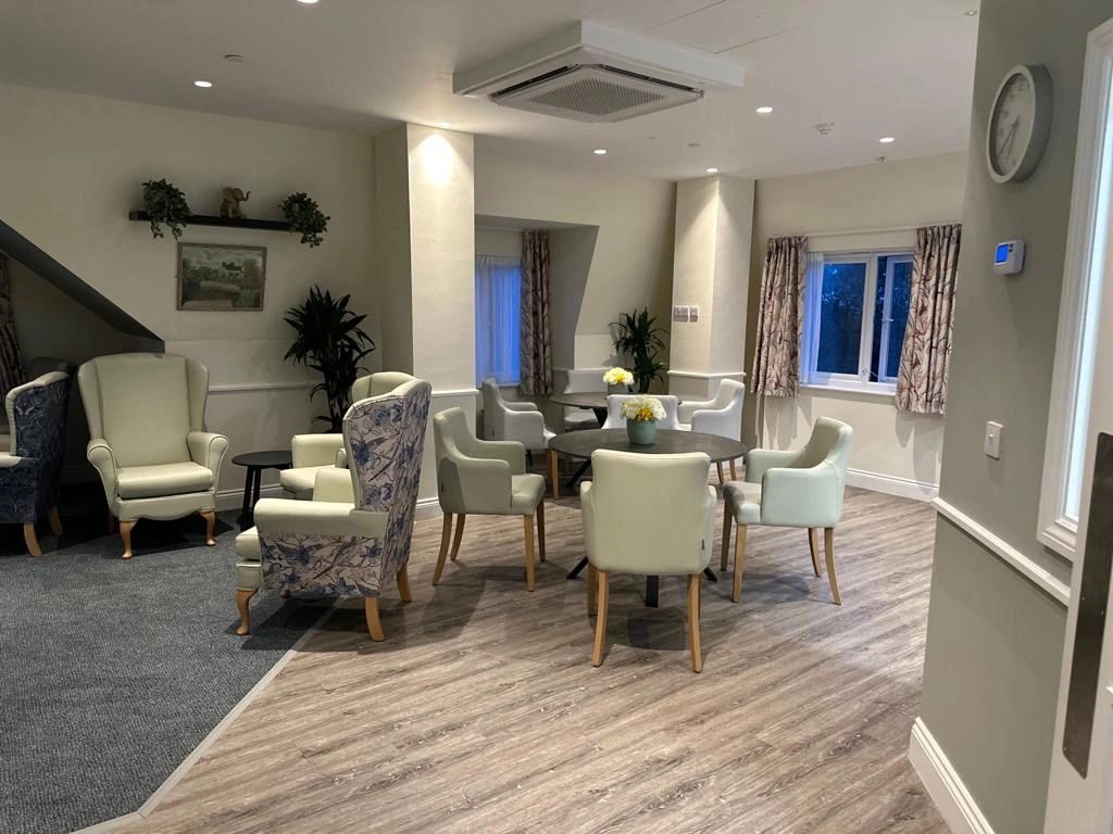 Modern interior lounge at Forest Place