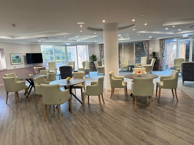 Comfortable residential lounge area at Forest Place