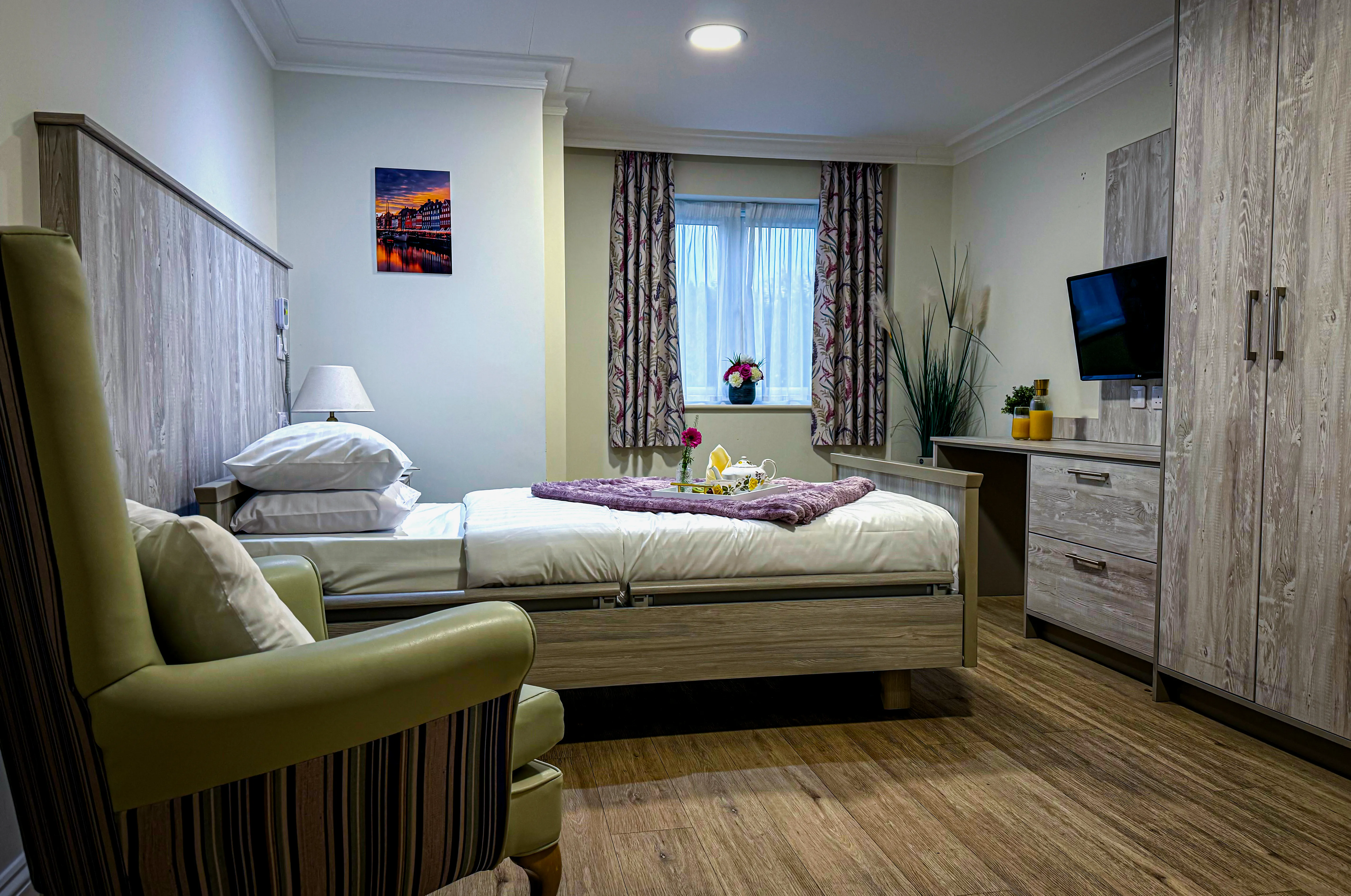Welcoming respite care suite at Forest Place