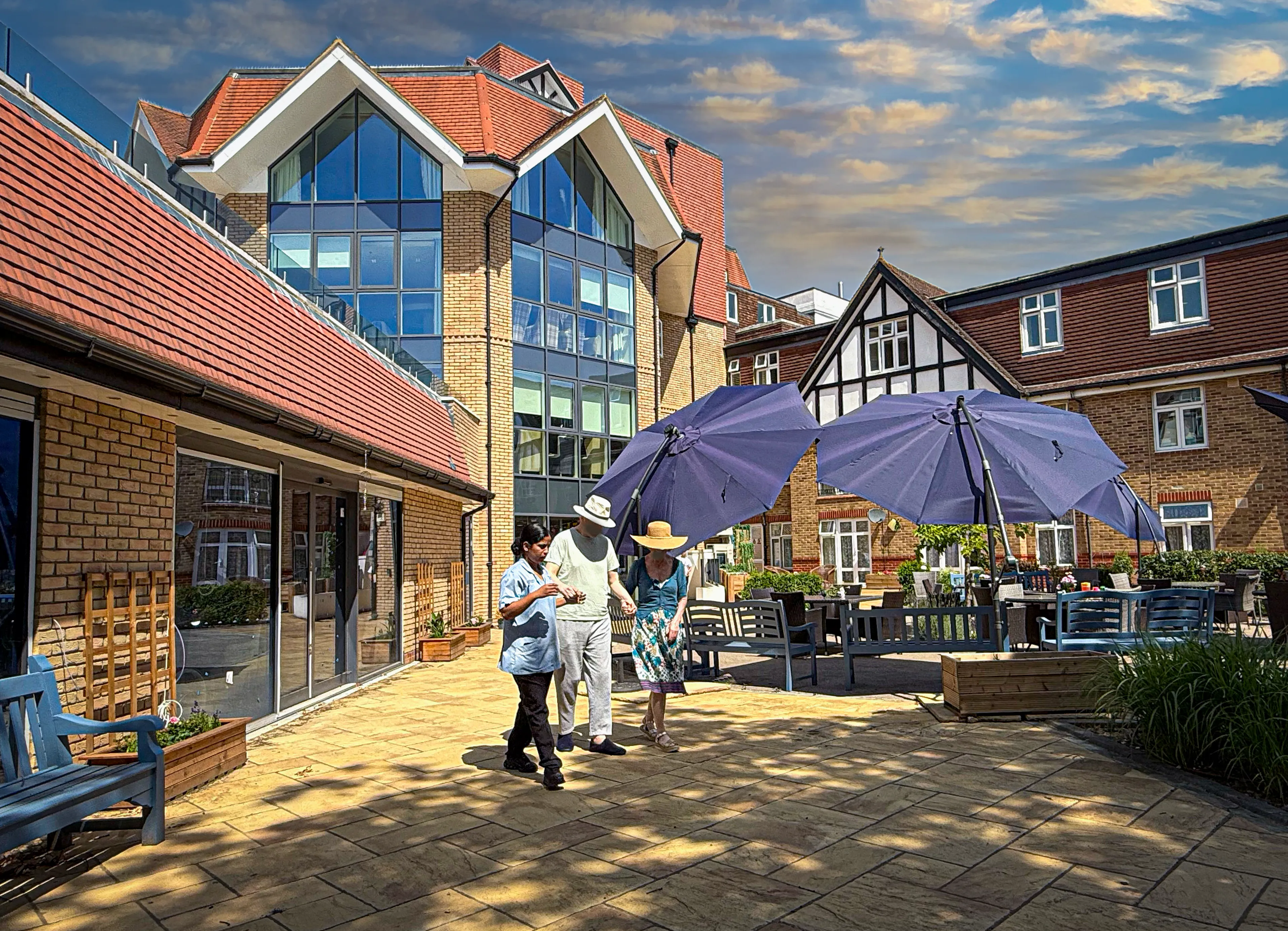 Rehabilitation mobility and walking path at Forest Place