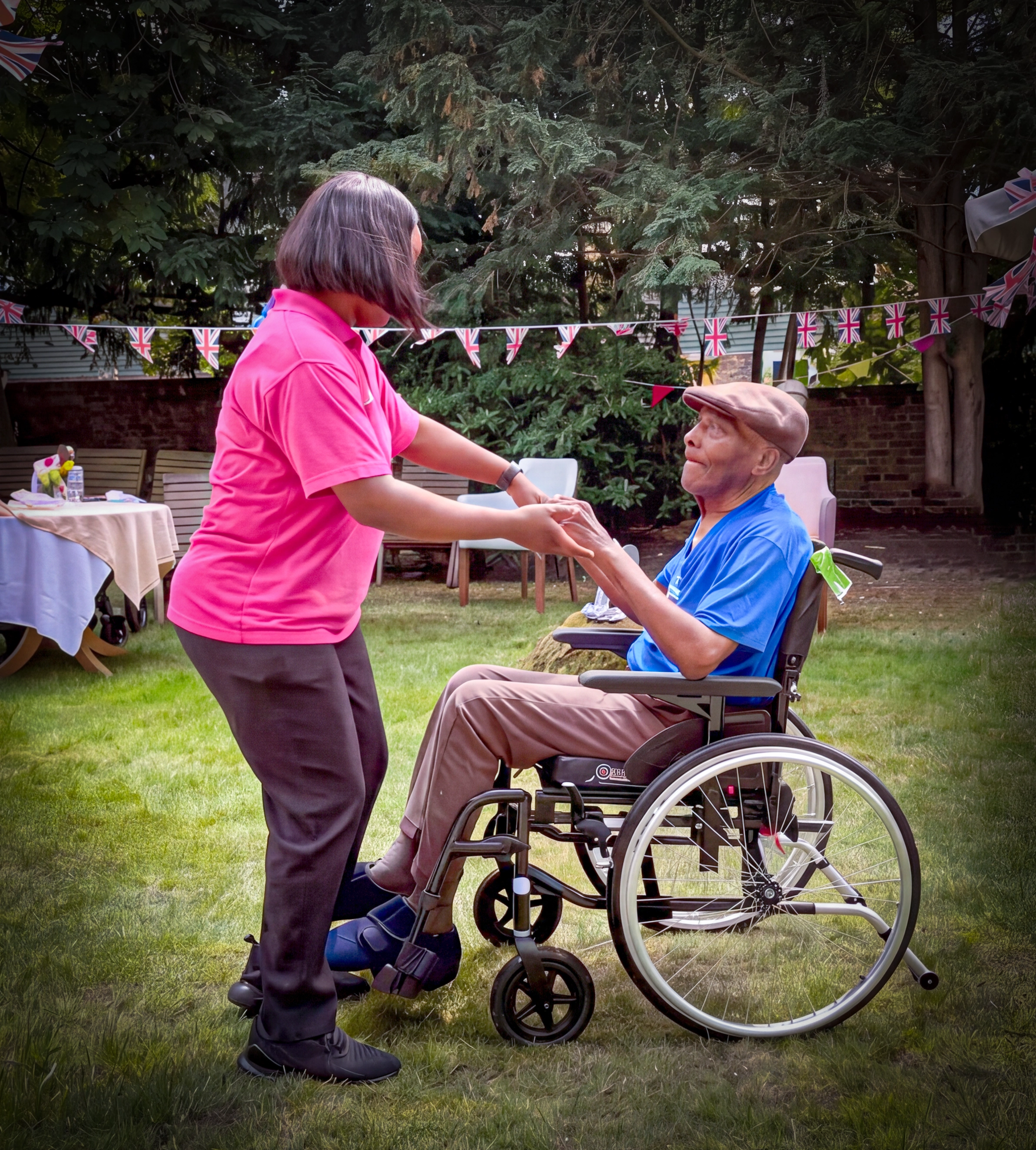 Vibrant resident community participating in outdoor activities