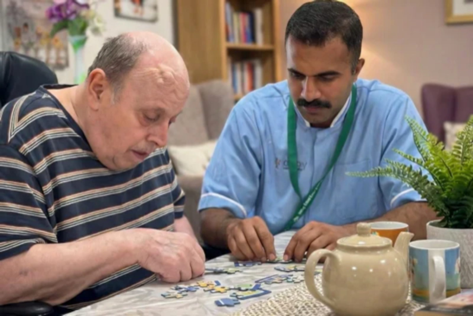 Abbey resident wellbeing moment