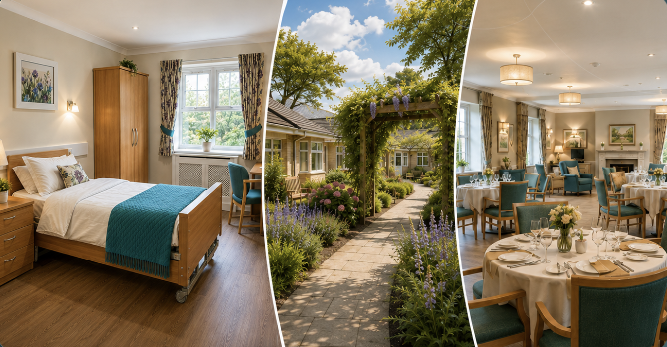 Virtual care home room preview